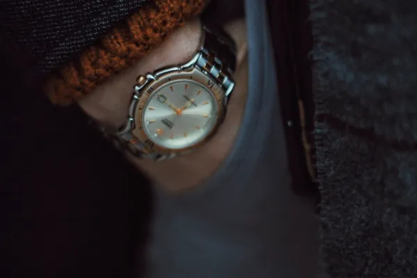 Classic Steel Analog Watch